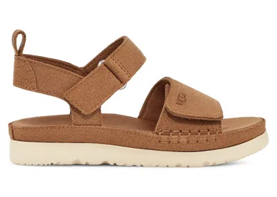Pre-owned Ugg Goldenstar Sandal (kids) Sneakers In Chestnut