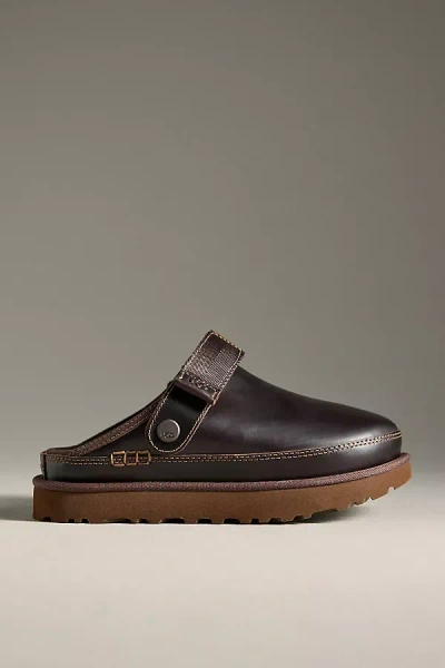 Ugg Goldenstar Slingback Clogs In Brown