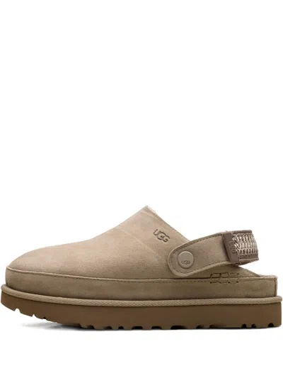 Ugg Goldenstar Slingback Flat Pumps In Neutral