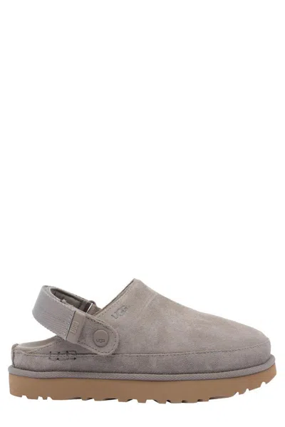 Ugg Goldenstar Slip-on Clogs In Gray