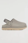 Ugg Goldenstar Suede Clog In Seal, Women's At Urban Outfitters