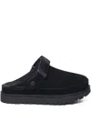 Ugg Mule Goldenstar In Suede In Black