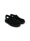 Ugg Goldenstar Suede Clogs In Black