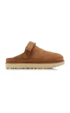 Ugg Goldenstar Suede Clogs In Brown