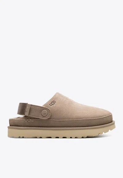 UGG GOLDENSTAR SUEDE CLOGS