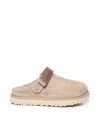 Ugg Goldenstar Suede Sabot In Neutral