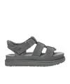 Ugg Goldenstar Strappy Platform Sandal In Gray