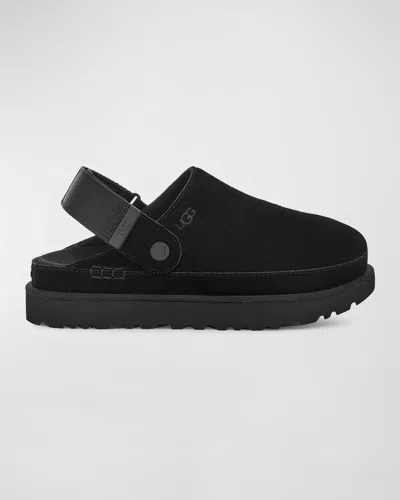 UGG GOLDENSTAR SUEDE SLINGBACK CLOGS