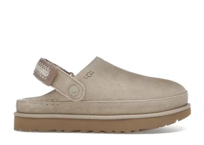 Pre-owned Ugg Goldenstar Braid Clog (women's) Sneakers In Mustard Seed In Yellow