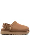 Ugg 25mm W Goldenstar Villa Suede Mules In Brown