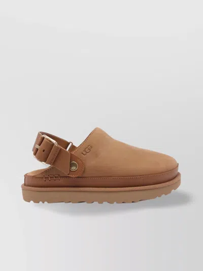 Ugg Goldenstar Villa Clog Mules In Brown