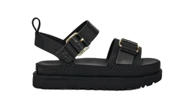 Ugg Goldenstar Villa Sandals In Black