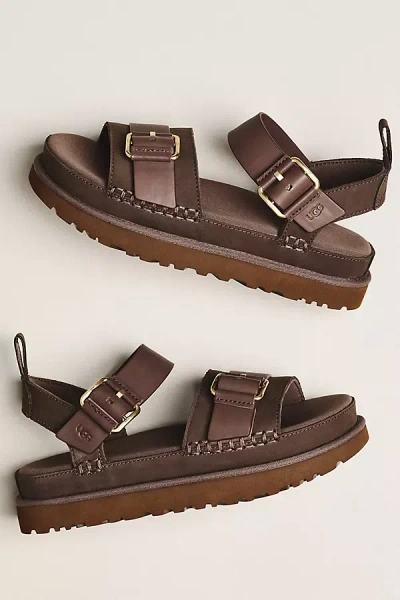 Ugg Goldenstar Villa Sandals In Brown