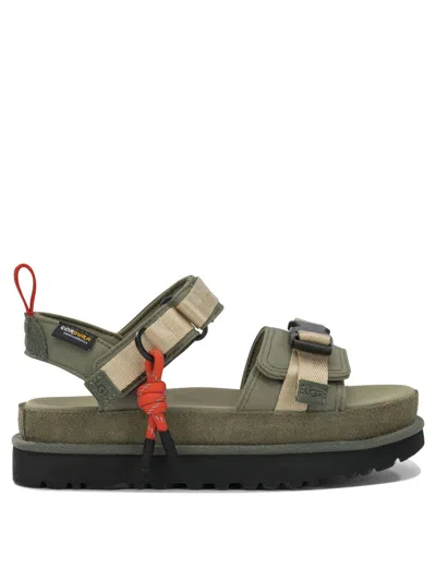 Ugg Goldenstar Wildwood Sandals In Black