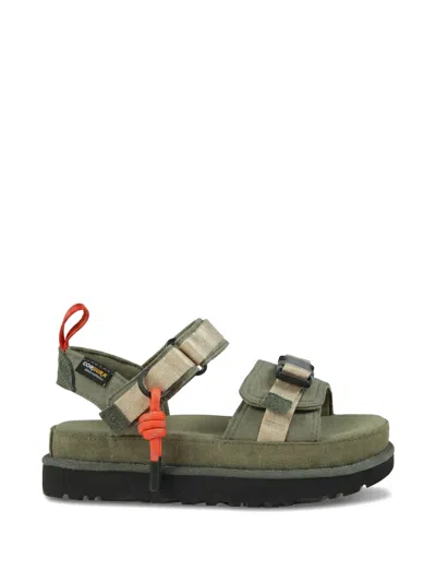 Ugg Goldenstar Wildwood Sandals Woman Olive In Green