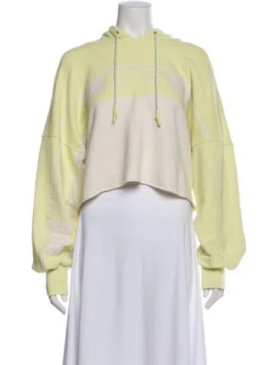 Pre-owned Ugg Graphic Print Crew Neck Hoodie In Blue