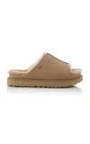 Ugg Greenport Shearling Slides In Neutral
