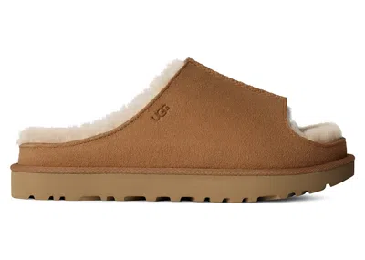 Pre-owned Ugg Greenport Slide (women's) Sneakers In Chestnut