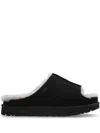 Ugg Greenport Shearling Slides In Black