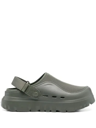 UGG GREY 'PEAKMOD' MULES