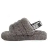 Ugg (gs)  Fluff Yeah Slide 'charcoal'