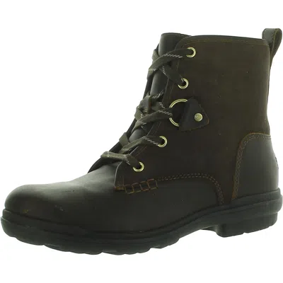 Ugg Hapsburg Hiker Womens Leather Waterproof Hiking Boots In Brown