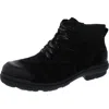 Ugg Hapsburg Womens Suede Zipper Booties In Black