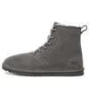 Ugg Harkley Fleece Lined Snow Boots Gray
