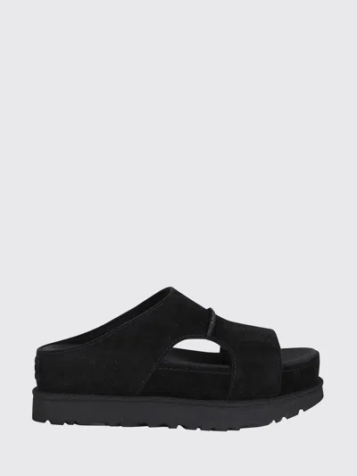 Ugg Heeled Sandal Woman  In Black