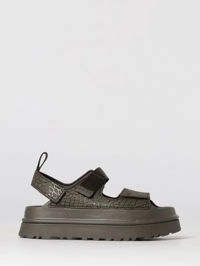 Ugg Heeled Sandal  Woman Color Brown