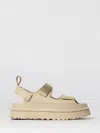 Ugg Goldenglow Platform Sandals Open Toe Pull Tab In Neutral