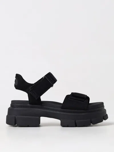 Ugg Heeled Sandals  Woman Color Black