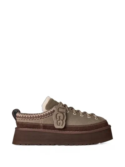 Ugg Heritage Lace-up Mules In Multi
