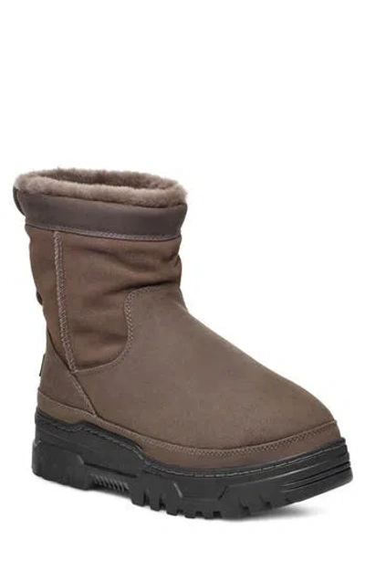 Ugg ® Heritage Trailgazer Waterproof Genuine Shearling & Wool Boot In Brown