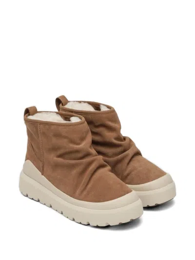 Ugg Heritage Utility Mini Boots Color Chestnut In Brown