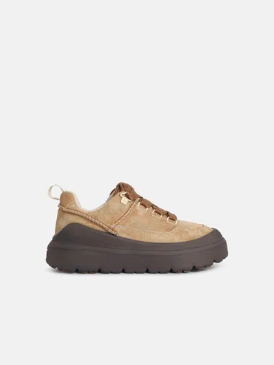 Ugg 'heritage Utility' Brown Suede Sneakers In Multi