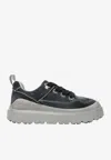 Ugg Sneakers Chunky Sole Pull Tab Contrast Stitching In Black
