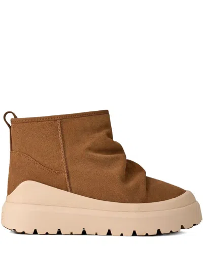 Ugg Heritage Utility Mini Boots In Beige