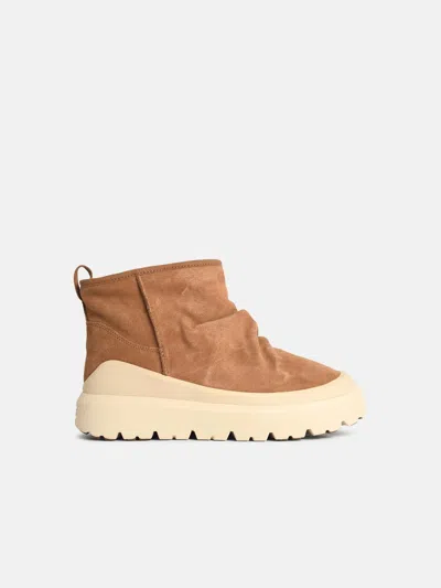 Ugg 'heritage Utility Mini' Camel Boots In Brown