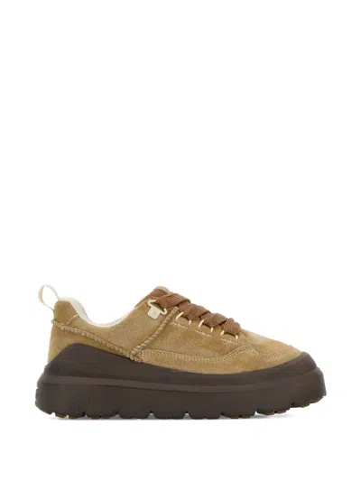 Ugg Heritage Utility Suede Sneakers In Brown