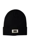 Ugg High Crown Beanie Hat In Black