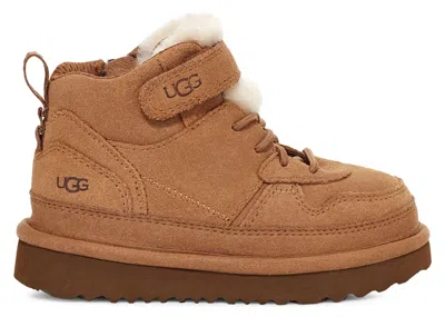 Pre-owned Ugg Highland Hi Heritage (toddler) Sneakers In Chestnut