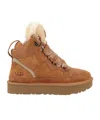 Ugg Highmel Lace-up Suede Sneakers In Brown