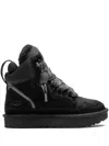 Ugg Highmel Sneakers Aus Wildleder In Schwarz