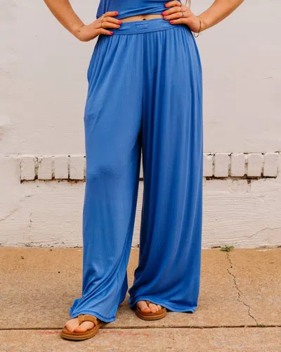 Ugg Imogen Wide Leg Pant In Betta In Blue