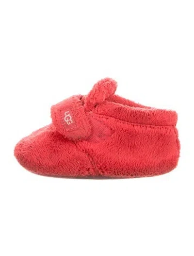 Pre-owned Ugg Infant Girls' Baby Bixbee Booties In Red