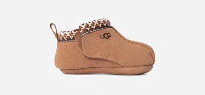 Ugg ® Infants' Baby Tasman Suede Slippers In Chestnut In Brown