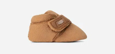 Ugg ® Infants' Bixbee Terry Cloth Bootie In Chestnut In Brown