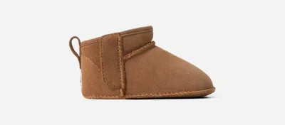 Ugg ® Infants' Classic Ultra Mini Suede Classic Boots In Chestnut In Brown