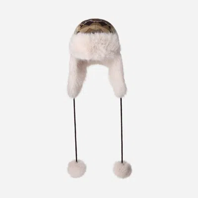 Ugg ®isle Flap Hat In Coffee Grounds Heather